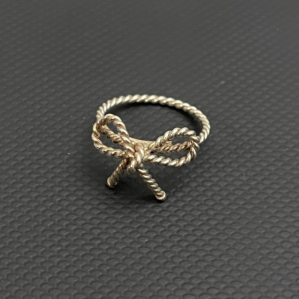 Tiffany Bow Sterling Silver Ring
